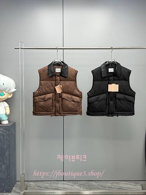 미우미우 패팅 베스트 (2color)