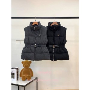 프라다 패딩 베스트 (2color)