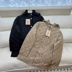 버버리 롱 퀼팅 자켓 (2color)