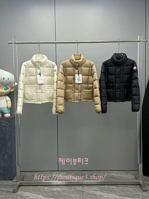 몽클레어 Jarcieu 브레이드 트리밍 쇼트 다운 재킷 (3color)