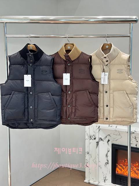 셀린느 패딩 베스트 (3color)