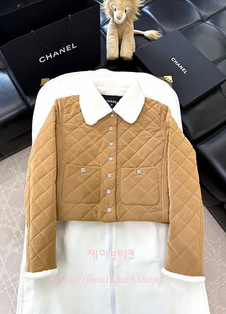 샤넬 퀼팅 자켓 (2color)