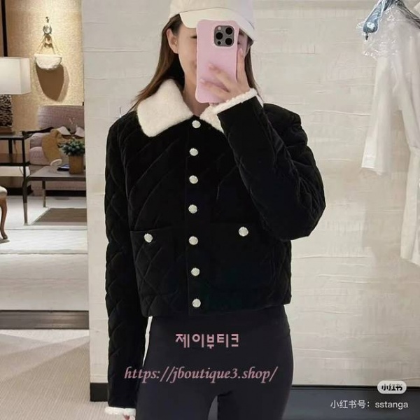 샤넬 퀼팅 자켓 (2color)