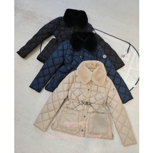 몽클레어 Cygne 트리밍 쇼트 다운 재킷 (3color)