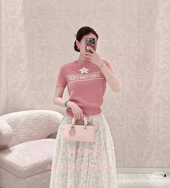 디올 반팔 니트 (2color)