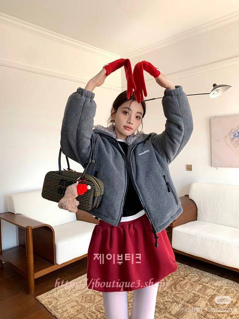 미우미우 플리스 자켓