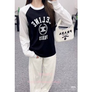 셀린느 맨투맨 티셔츠 (2color)