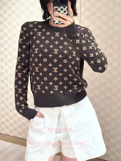 루이비통 니트 (3color)