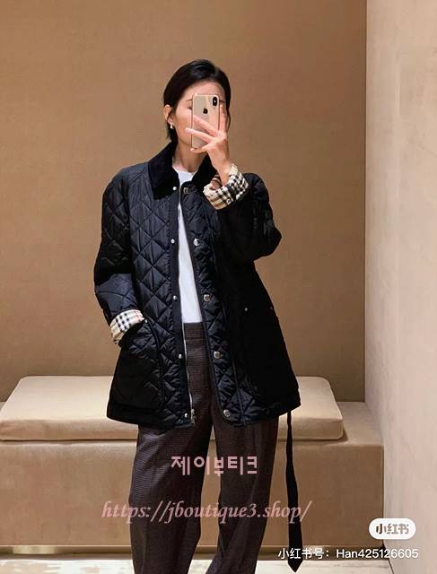 버버리 퀼팅 점퍼 (2color)