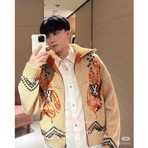 루이비통 남성 니트 집업