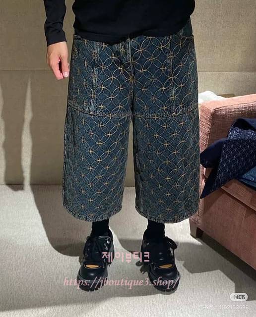 루이비통 남성 데님 팬츠