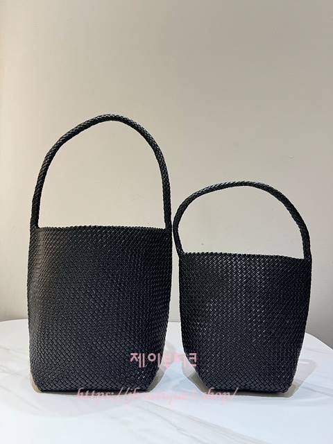 더로우 우븐 토트백 (스몰,미디엄)
