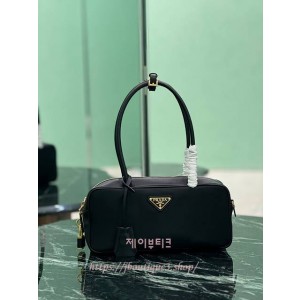 프라다 레더 탑 핸들백 미디엄