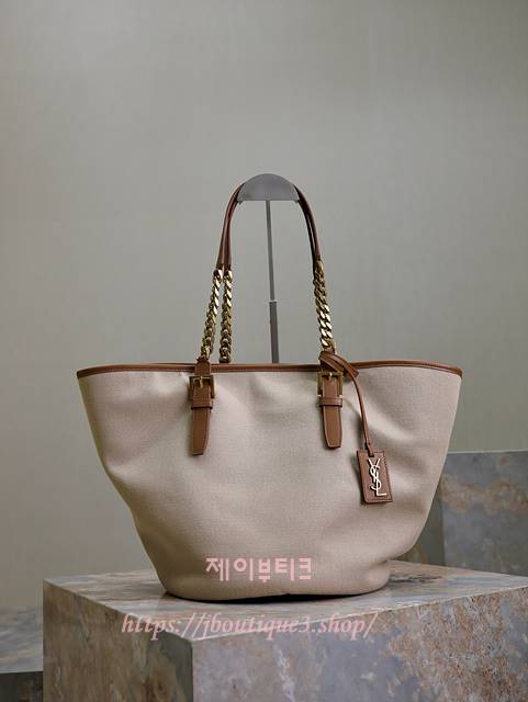 생로랑 카산드라 캔버스 토트백