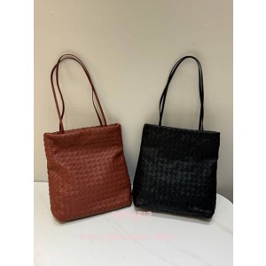 더로우 우븐 쉽스킨 토트백 (2color)