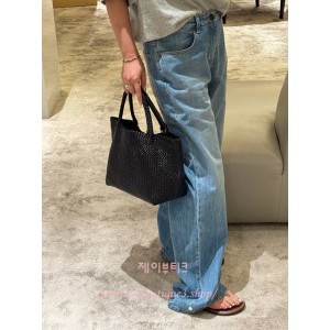 더로우 루스 우븐 토트백