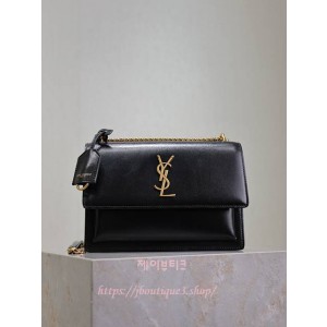 생로랑 SUNSET 선셋 미디엄백