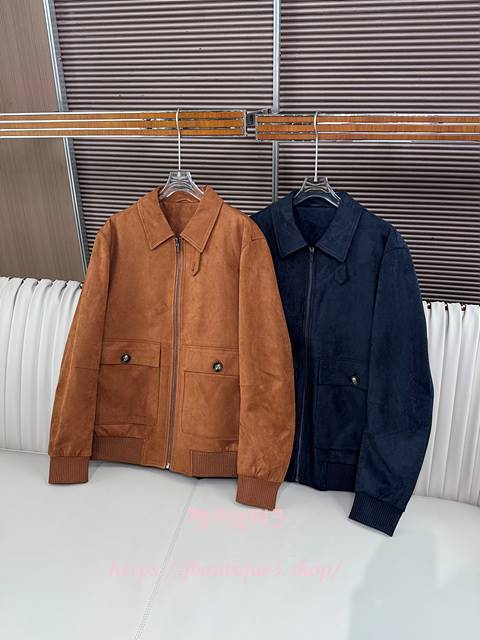 로로피아나 남성 스웨이드 자켓 (2color)