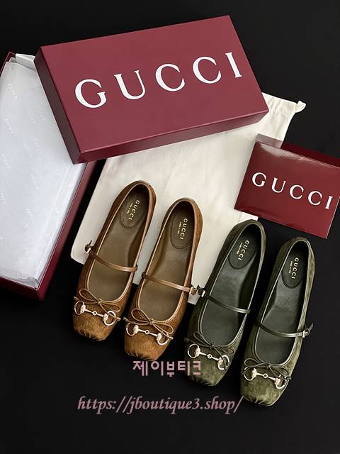 구찌 홀스빗 플랫 슈즈 (2color)