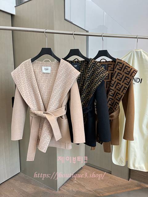 펜디 숏 코트 (3color)