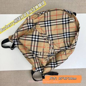 버버리 체크 백팩
