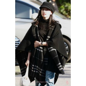 버버리 숄 판초