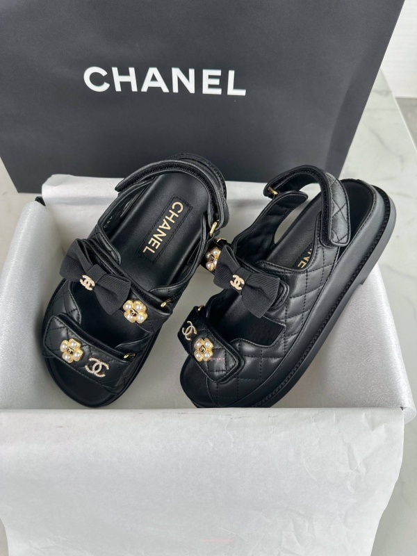 샤넬 벨크로 샌들