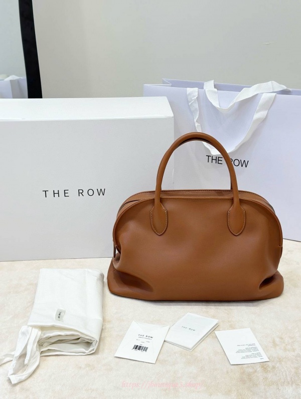 더로우 아그네스 레더 토트백