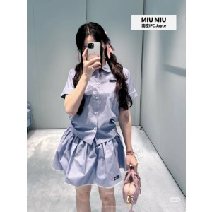 미우미우 반팔 셔츠