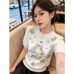 디올 반팔 니트