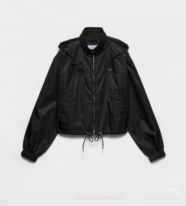 프라다 리나일론 블루종 자켓