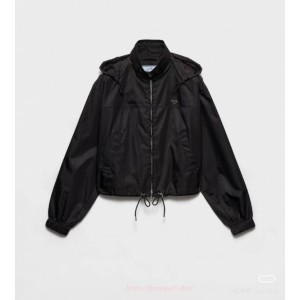 프라다 리나일론 블루종 자켓