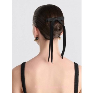 디올 트위스트 보우 헤어밴드