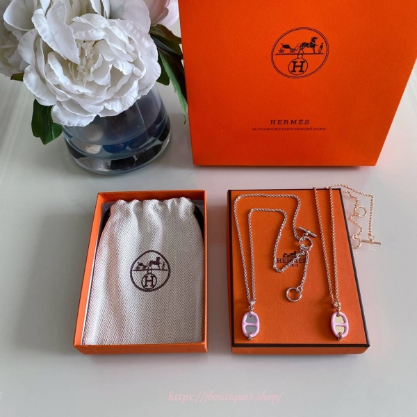 에르메스 Mini Maillon 펜던트 네크리스 (2color)