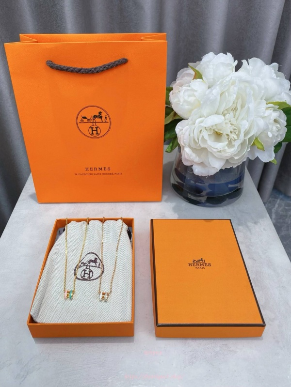 에르메스 미니 팝아슈 네크리스 (2color)