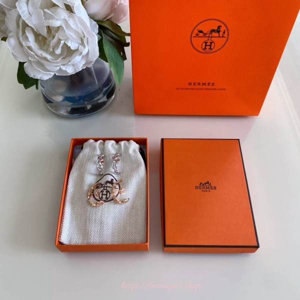 에르메스 Chaine d'ancre Enchainee 이어링 (2color)