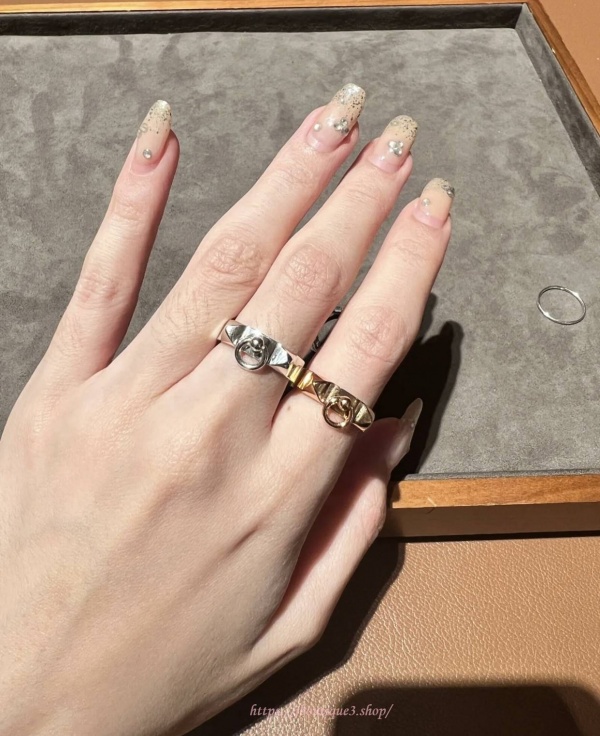 에르메스 Collier de chien 링, 스몰 모델 (2color)