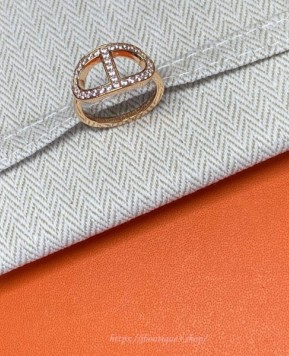 에르메스 Chaine d'ancre Contour 링, 미디엄 모델