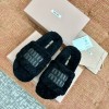 미우미우 시어링 슬리퍼