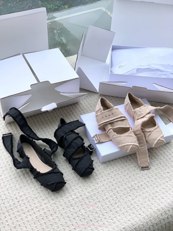 디올 Songe 발레 스트랩 슈즈 (2color)