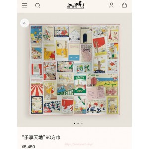 에르메스 신상 On Est Bien Ici ! 스카프 90