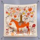 에르메스 Le Pommier Sellier 스카프 90