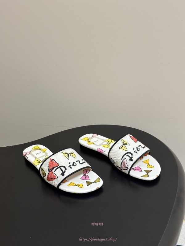 디올 샌들 슬리퍼