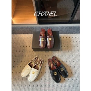 샤넬 슬링백 로퍼 (3color)