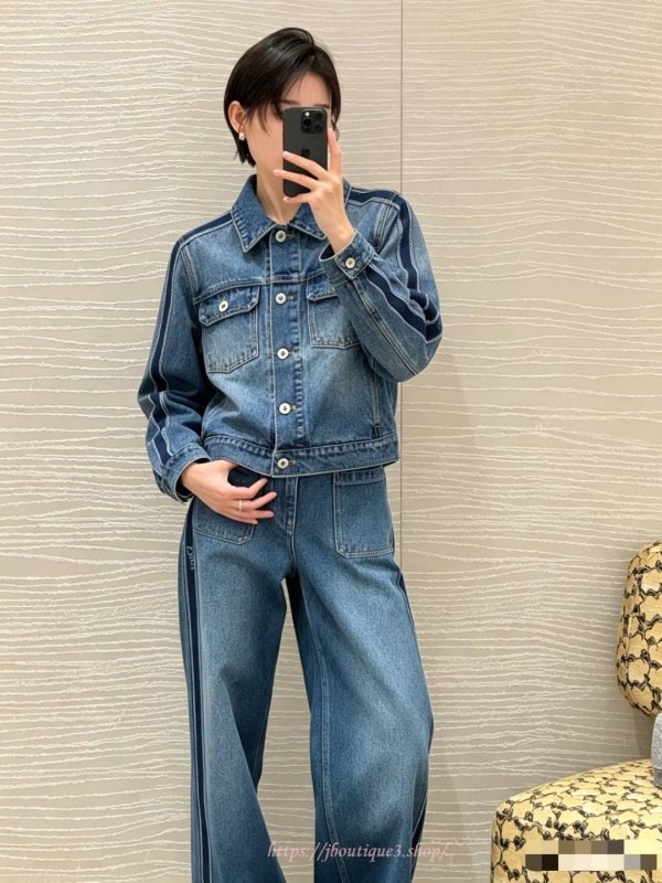 디올 데님 자켓