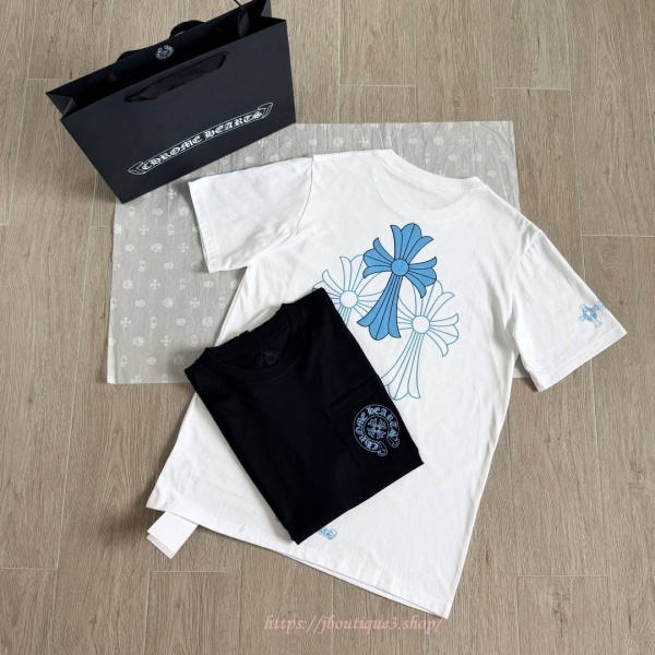 크롬하츠 반팔 티셔츠 (남녀공용/2color)