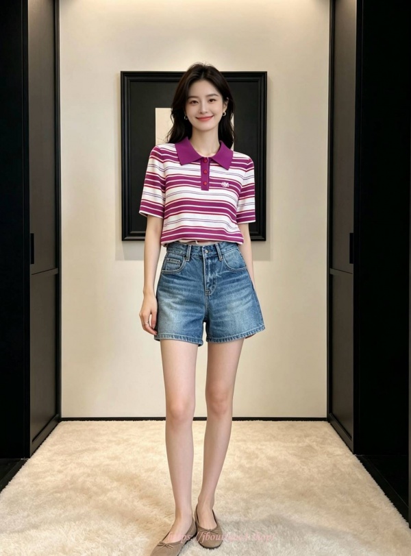 셀린느 카라 티셔츠