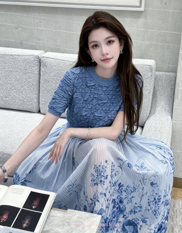 디올 반팔 니트