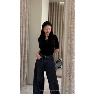 샤넬 니트 반팔