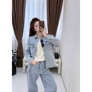 샤넬 데님 자켓